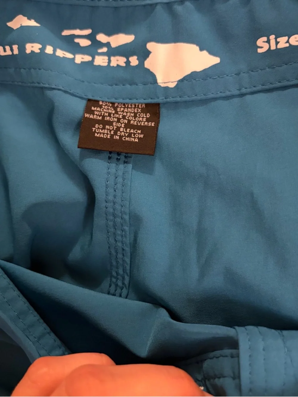 Maui Rippers Blue Board Shorts - Size 6 - Picture 7 of 7
